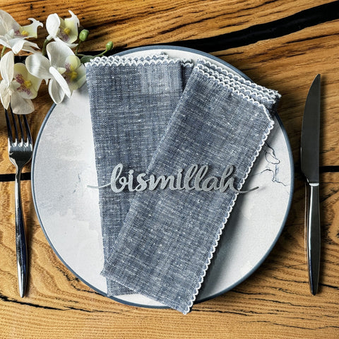 ramadan-gift-bismillah-metal-ornament-silver-napkin-holder-islamic-dinner-setting-islamicwallartstore