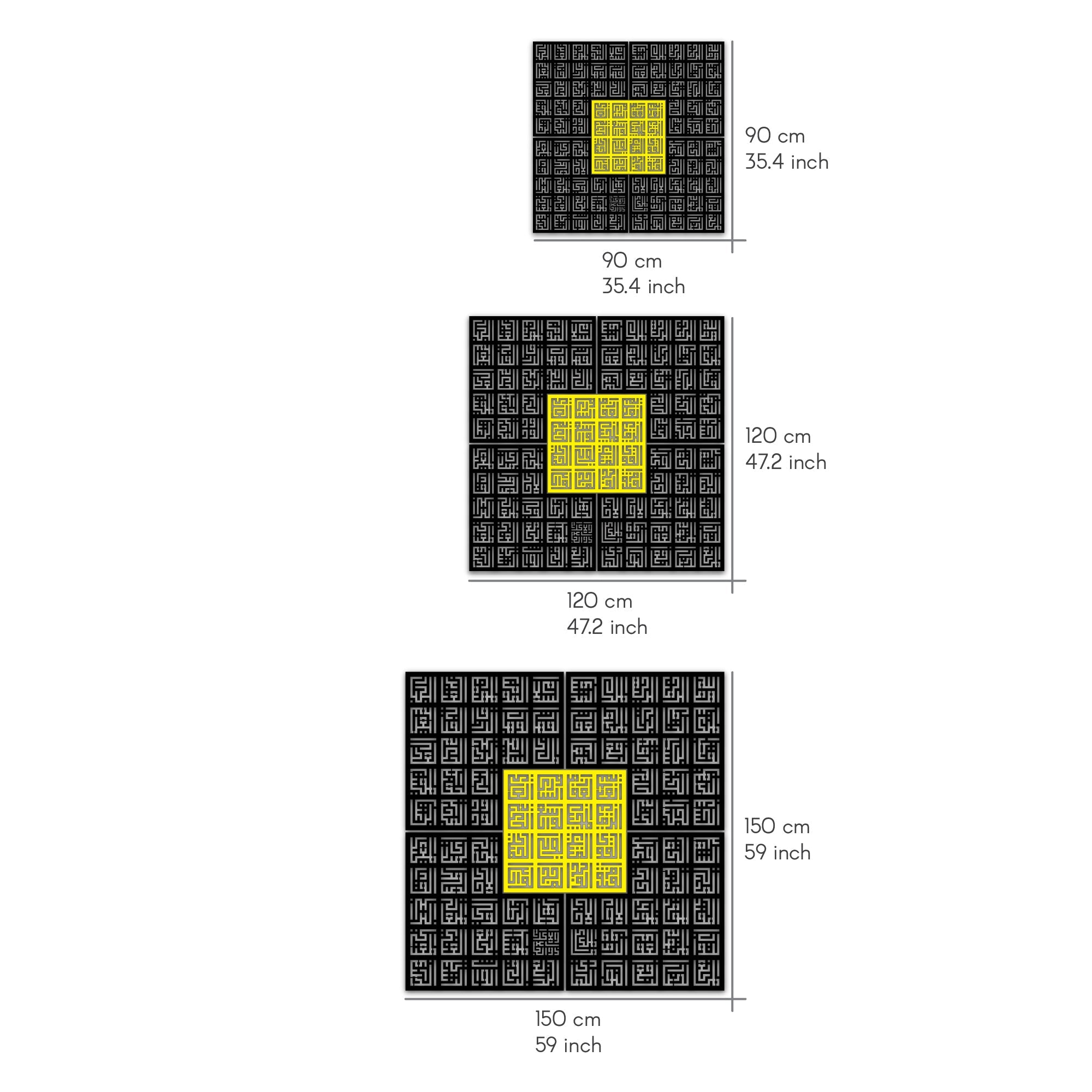 elegant-asma-ul-husna-99-names-wall-art-kufic-calligraphy-modern-decor-islamicwallartstore