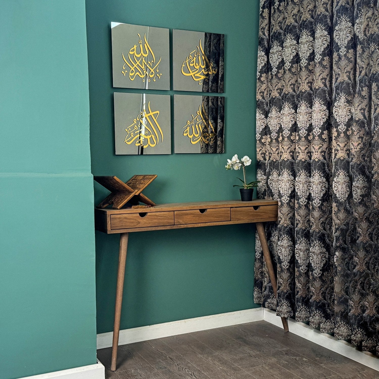 islamic-glass-wall-art-4-dhikr-phrases-subhanallah-muslim-home-decor-islamicwallartstore