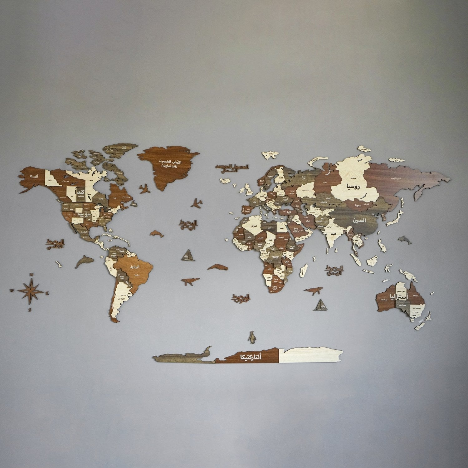 3d-wooden-world-map-in-arabic-islamic-wall-art-decor-unique-home-decoration-islamicwallartstore