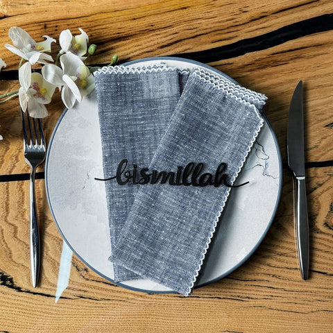 eid-decor-bismillah-black-metal-napkin-ornament-islamic-table-setting-enhancement-islamicwallartstore