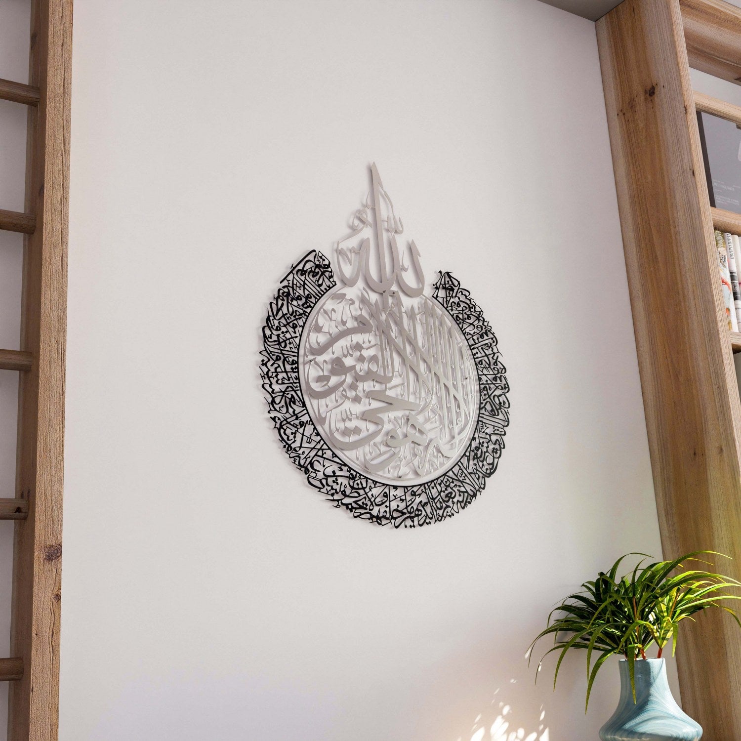 arabic-calligraphy-wall-art-ayatul-kursi-in-silver-out-black-modern-islamic-home-decor-islamicwallartstr