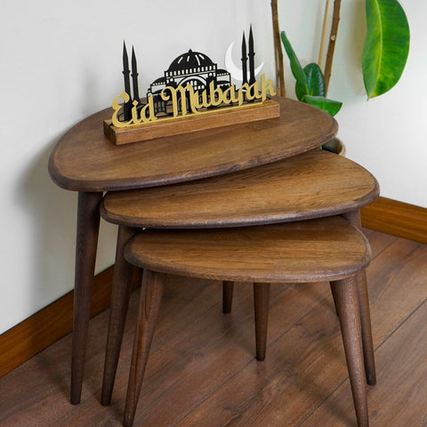 Eid Mubarak with Hagia Sophia & Mosque Islamic Gift Table Art