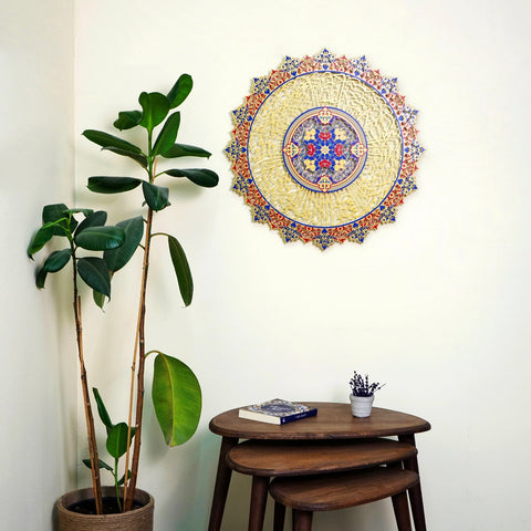 Ayatul Kursi Tezhip Calligraphy Metal Islamic Wall Art (UV-Printed)