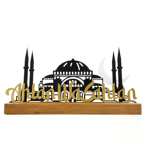 Ahlan Wa Sahlan Hagia Sophia & Mosque Islamic Art Tabletop Decor