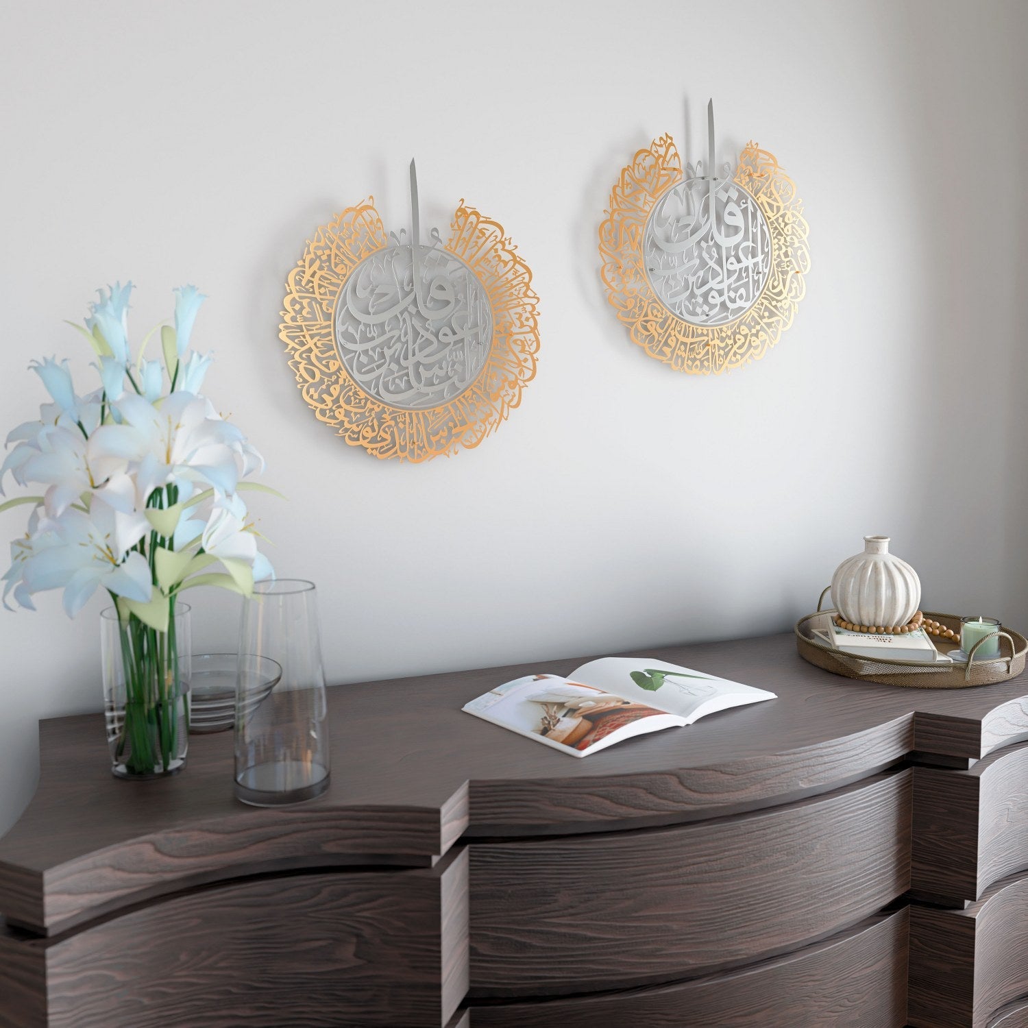 islamic-calligraphy-decorations-surah-falaq-and-nas-wall-art-set-of-2-silver-gold-ramadan-gift-islamicwallartstore