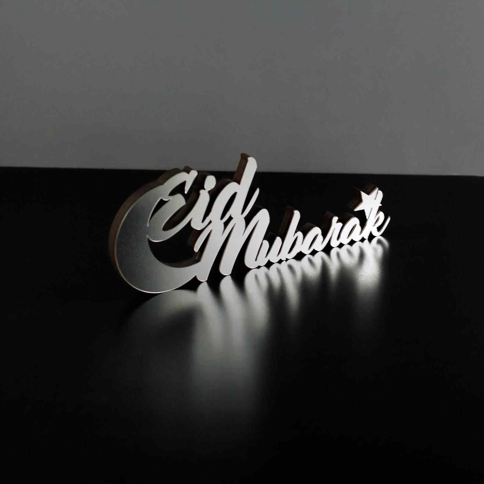 Eid Mubarak Table Top Decor - Style 2 - Islamic Wall Art Store