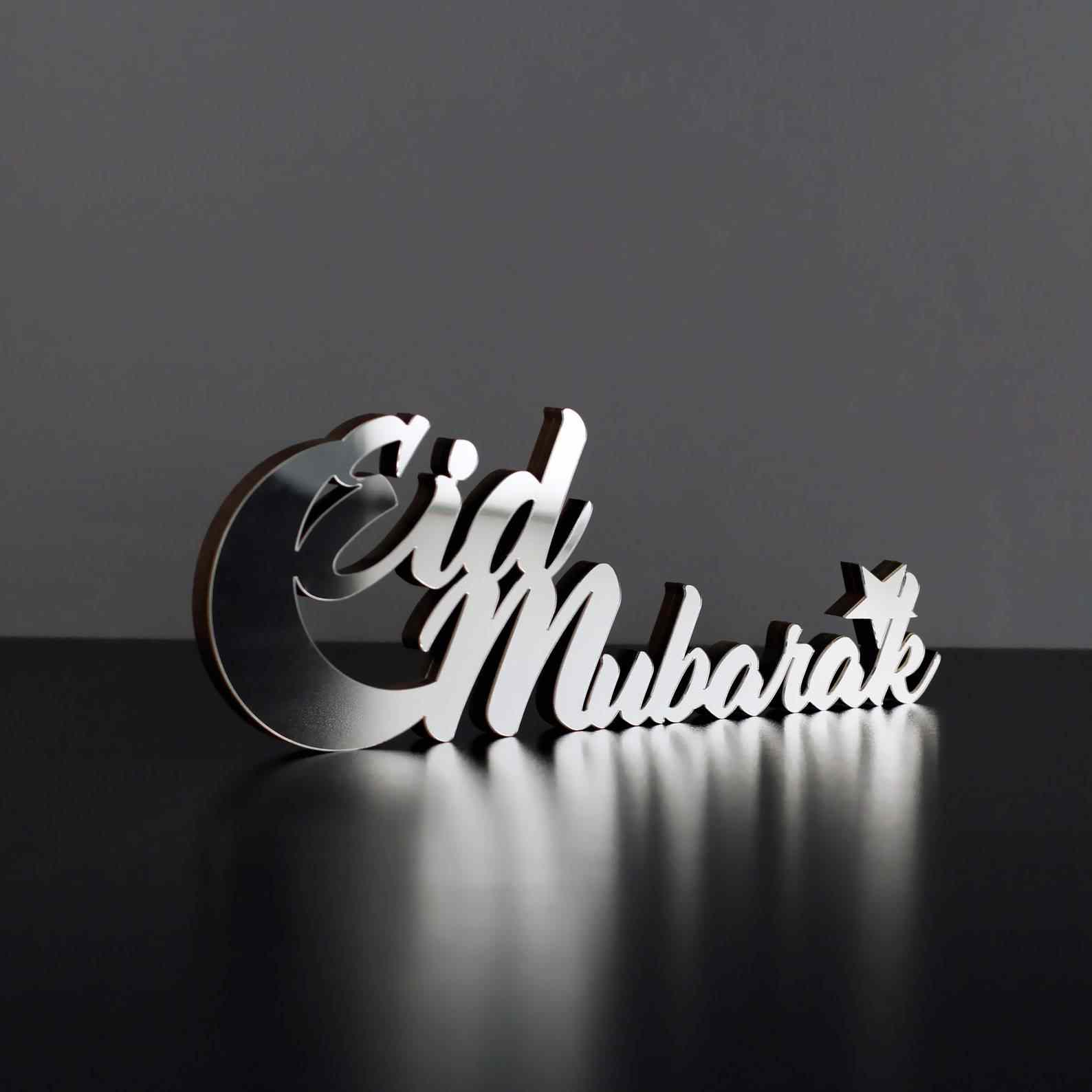 Eid Mubarak Table Top Decor - Style 2 - Islamic Wall Art Store