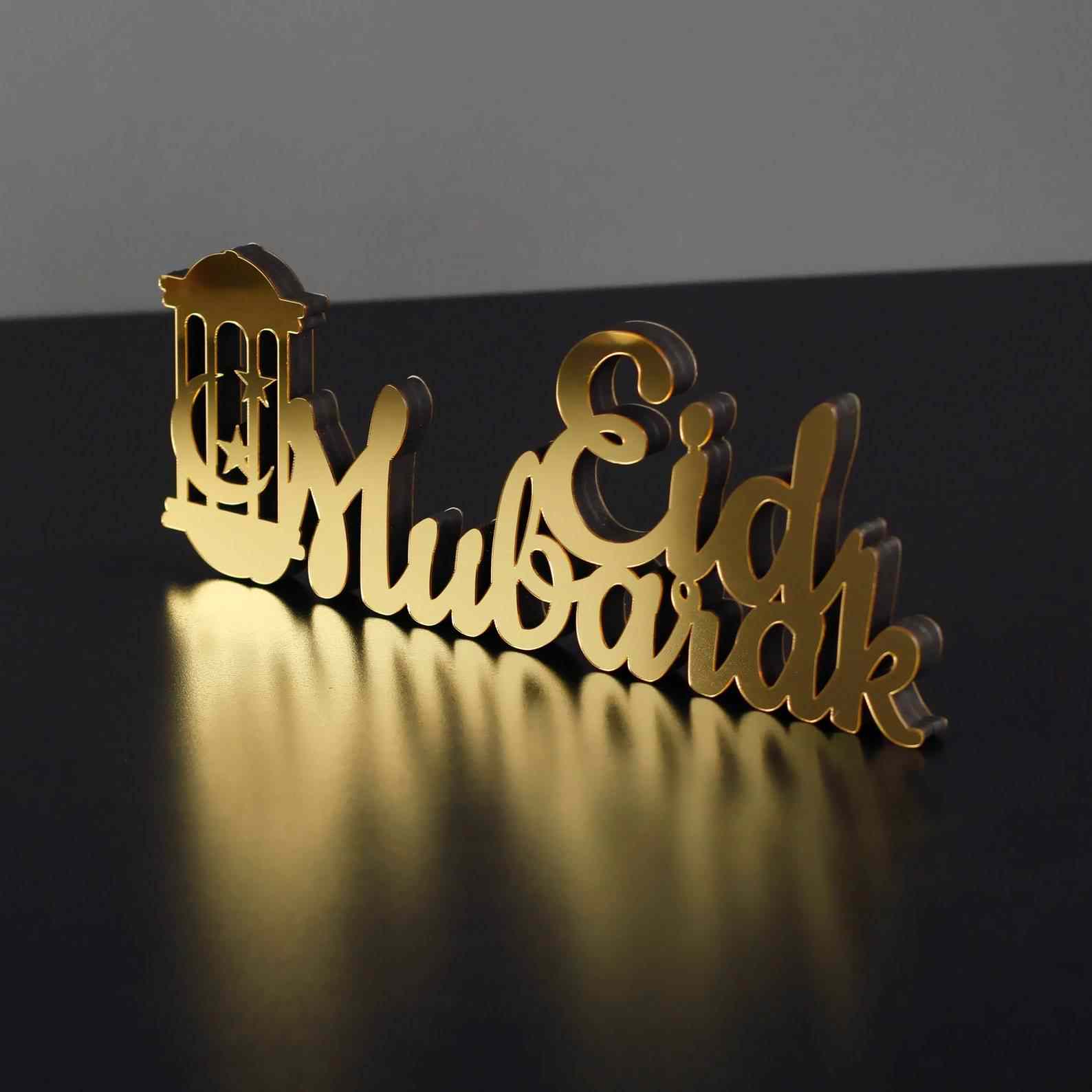Eid Mubarak Table Top Decor - Style 3 - Islamic Wall Art Store