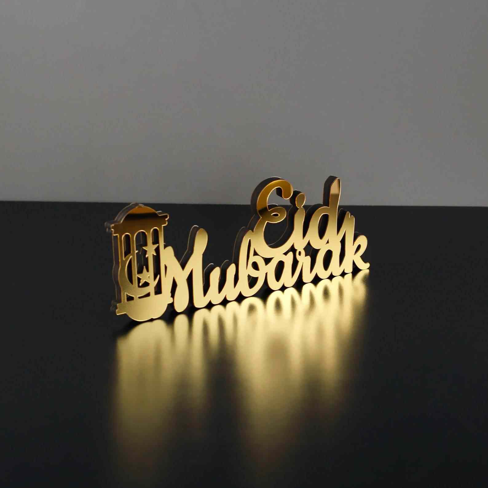 Eid Mubarak Table Top Decor - Style 3 - Islamic Wall Art Store