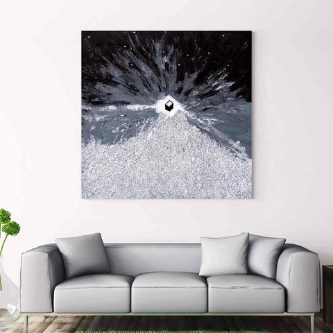 Kaaba v2 Oil Painting Reproduction Canvas Print Islamic Wall Art - Islamic Wall Art Store