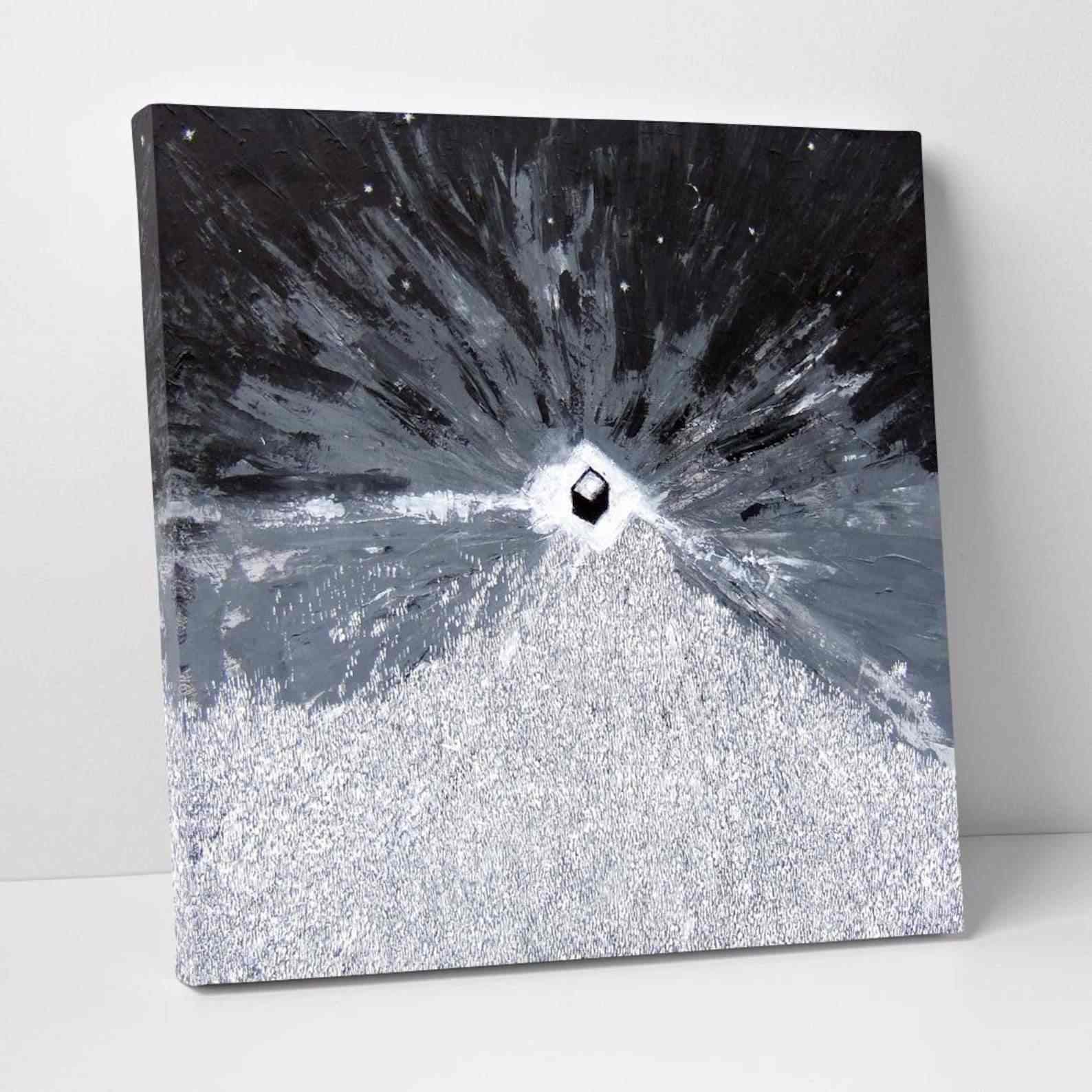 Kaaba v2 Oil Painting Reproduction Canvas Print Islamic Wall Art - Islamic Wall Art Store