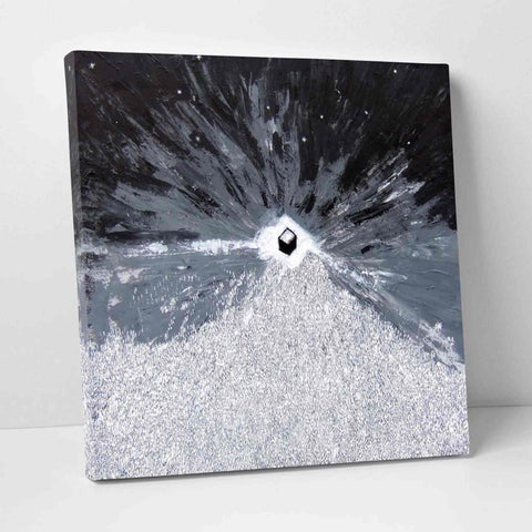 Kaaba v2 Oil Painting Reproduction Canvas Print Islamic Wall Art - Islamic Wall Art Store