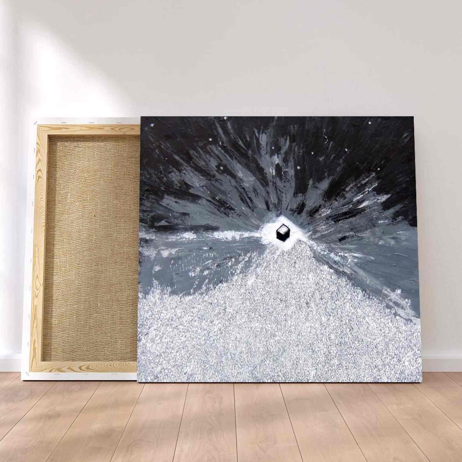 Kaaba v2 Oil Painting Reproduction Canvas Print Islamic Wall Art - Islamic Wall Art Store