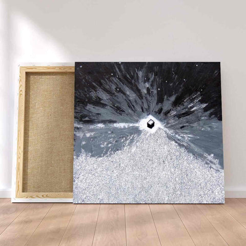 Kaaba v2 Oil Painting Reproduction Canvas Print Islamic Wall Art - Islamic Wall Art Store