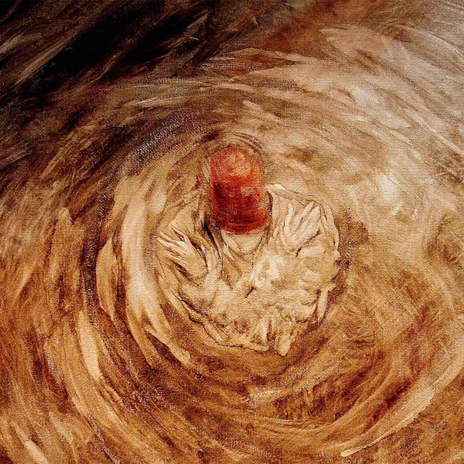 Whirling Dervish v13 Oil Paint Reproduction Canvas Print Islamic Wall Art - Islamic Wall Art Store